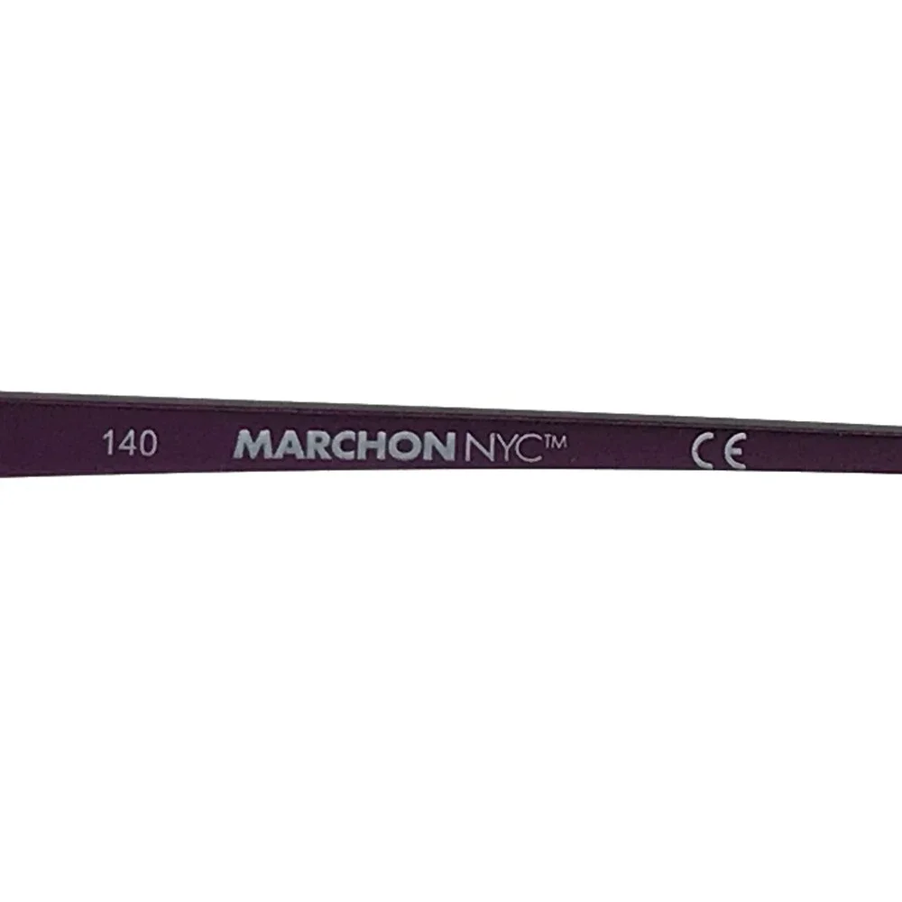 Marchon NYC Eyeglasses Frames M-5017 524 Purple Gradient Cat Eye 54-17-140
